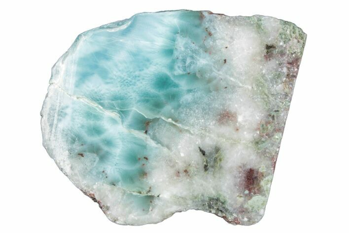 Polished Section of Larimar - Dominican Republic #282530